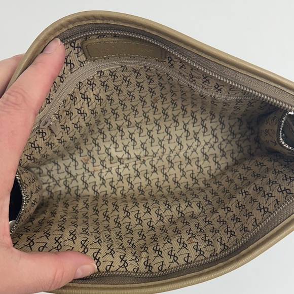 Yves Saint Laurent Black and Tan Clutch - Picture 7 of 13